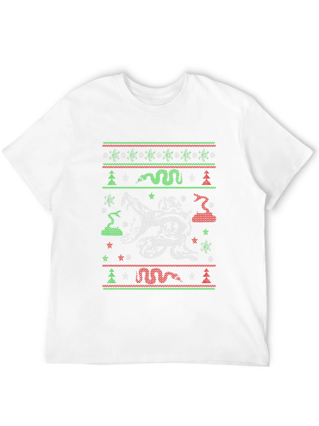 Snake Christmas Ugly Sweater T-Shirt