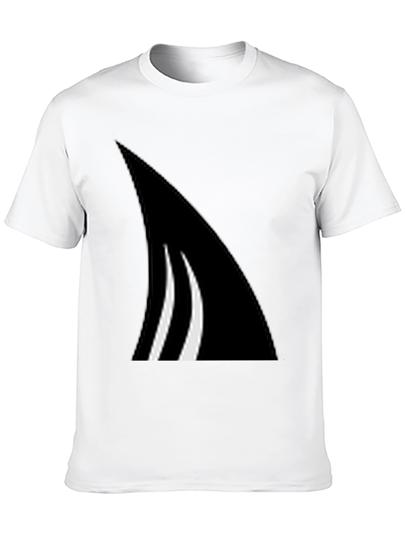 Abstract Graphic Tee - Black