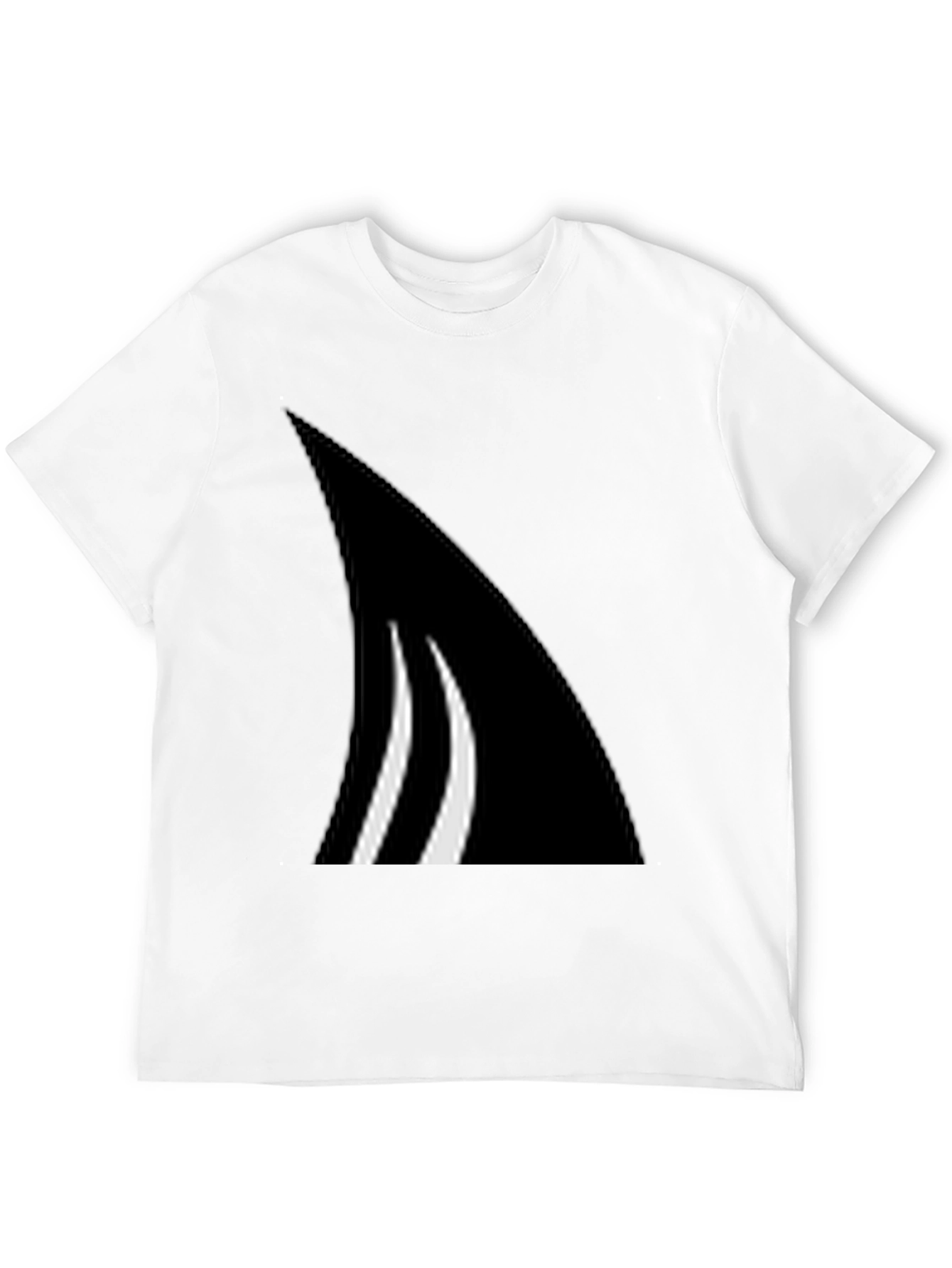 Abstract Graphic Tee - Black