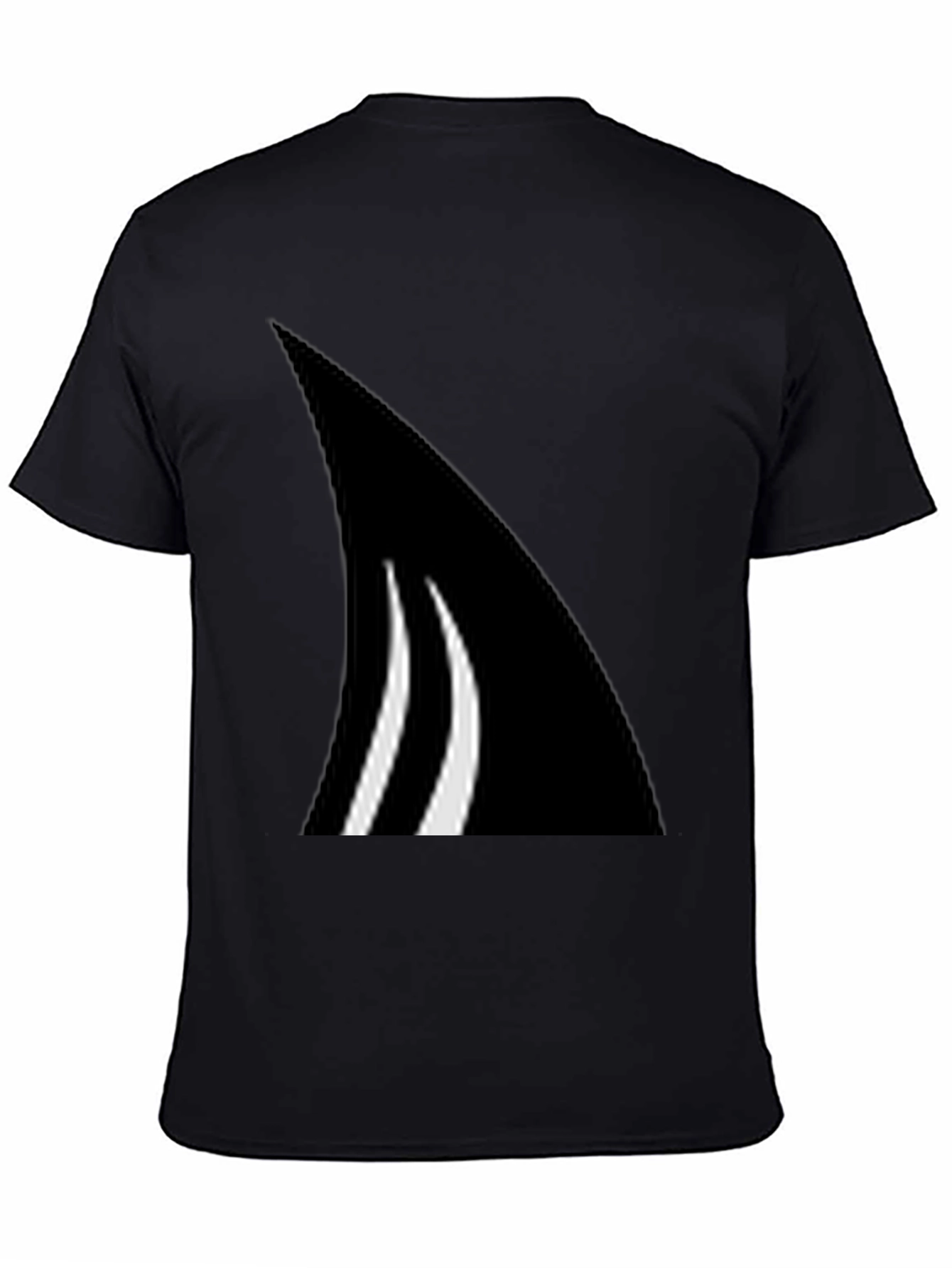 Abstract Graphic Tee - Black