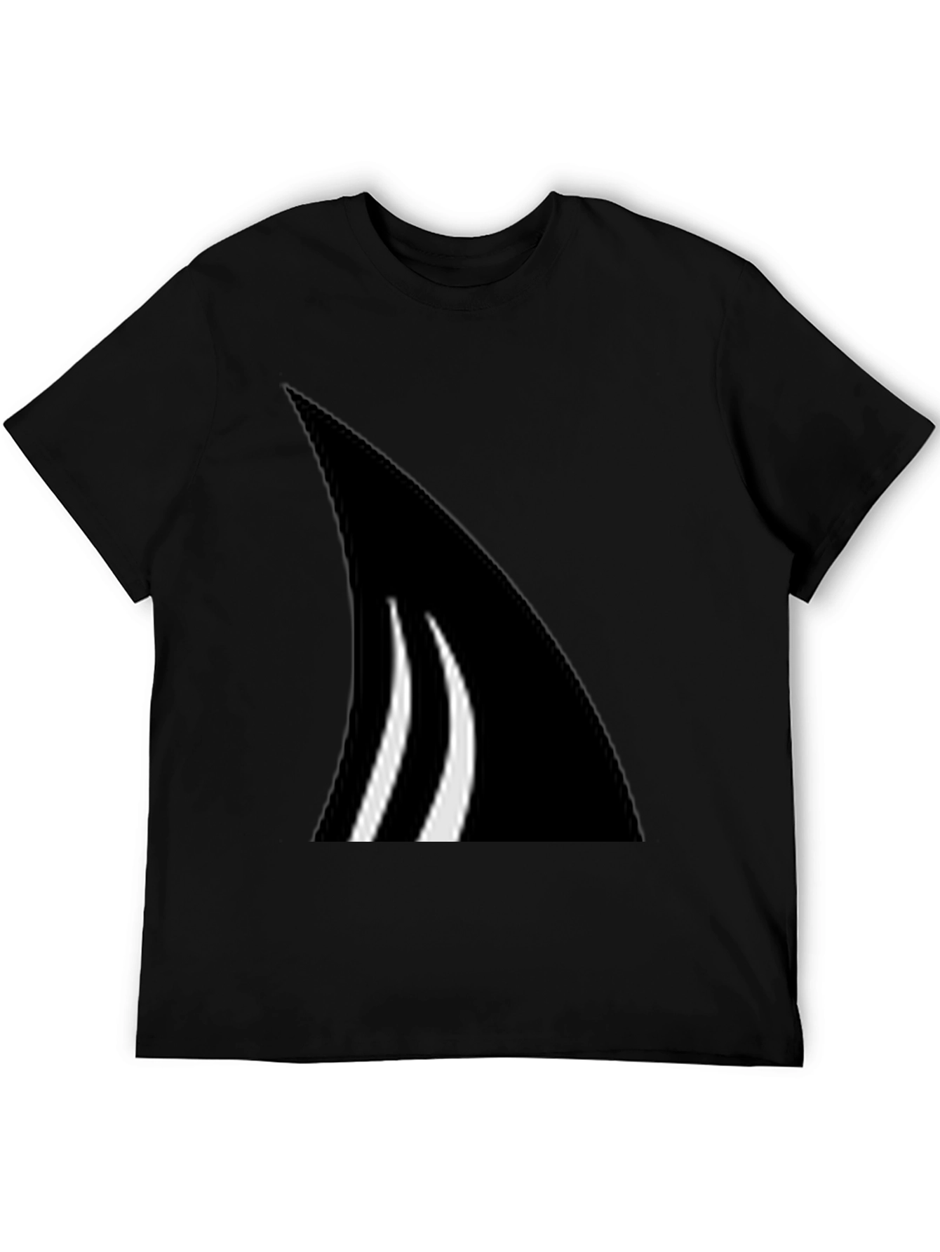 Abstract Graphic Tee - Black