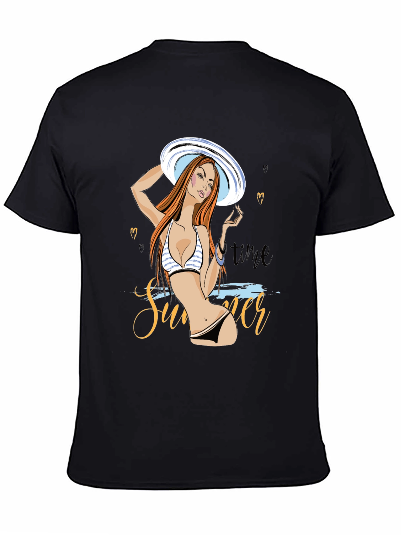 Summer Time Womans Graphic T-Shirt
