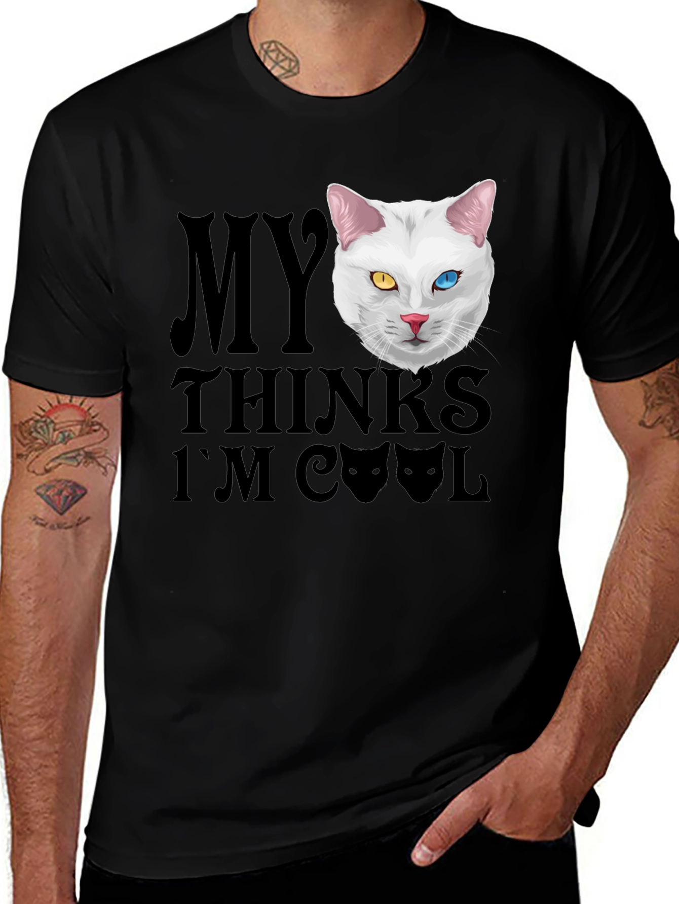 My Cat Thinks Im Cool T-Shirt