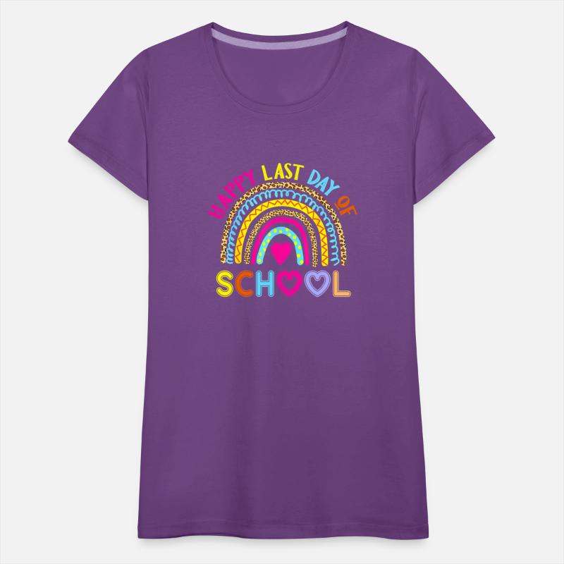 Rainbow Happy Last Day Of School Teacher Student