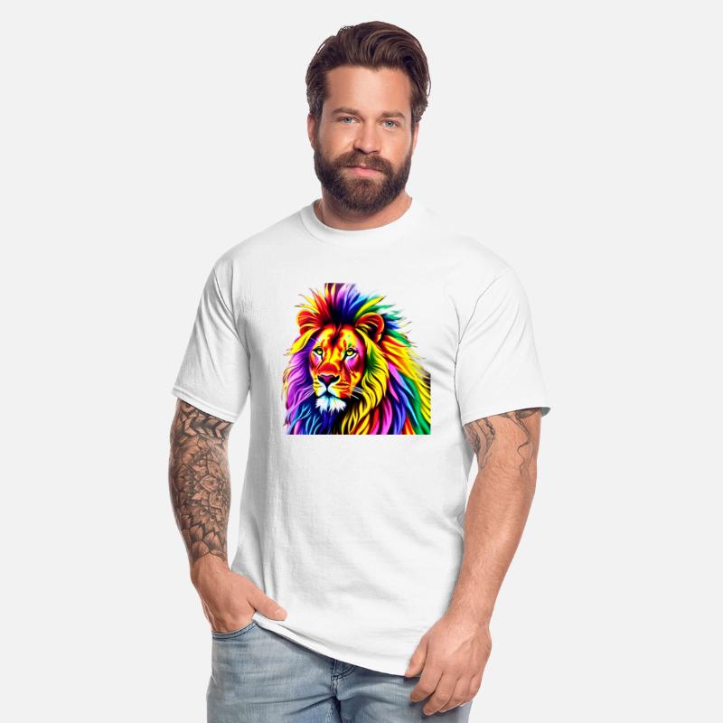 Rasta Colorful Lion Head