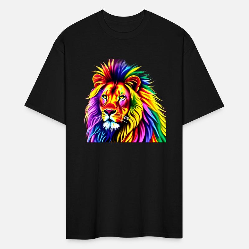 Rasta Colorful Lion Head