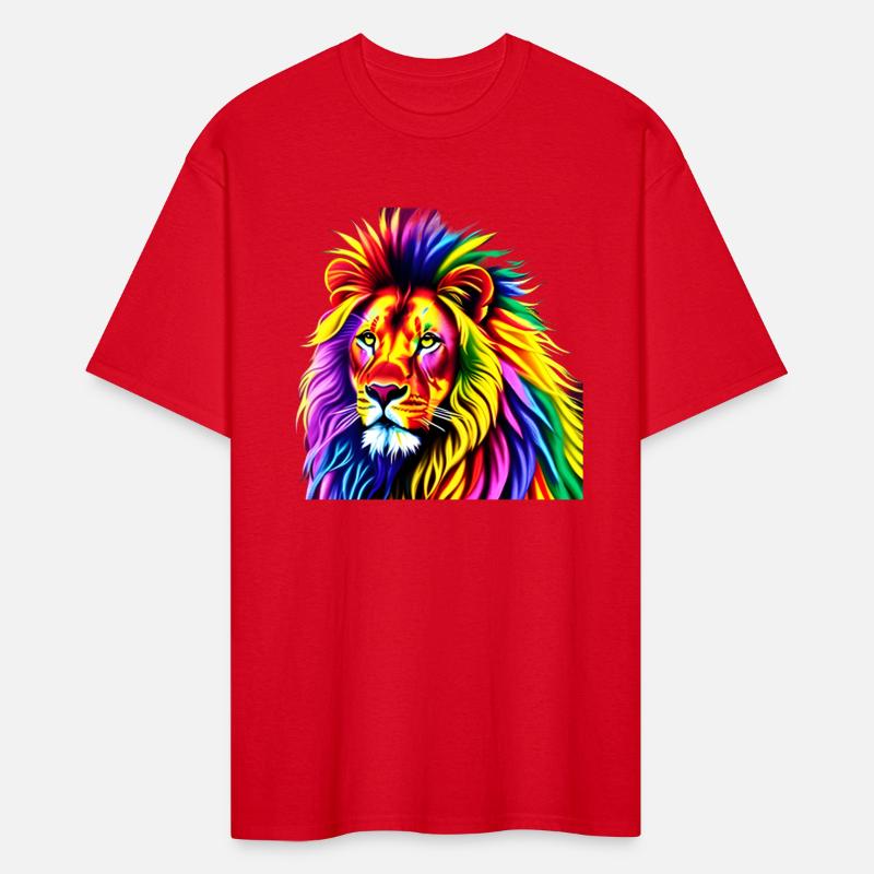 Rasta Colorful Lion Head