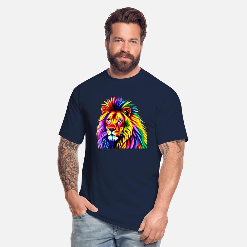 Rasta Colorful Lion Head