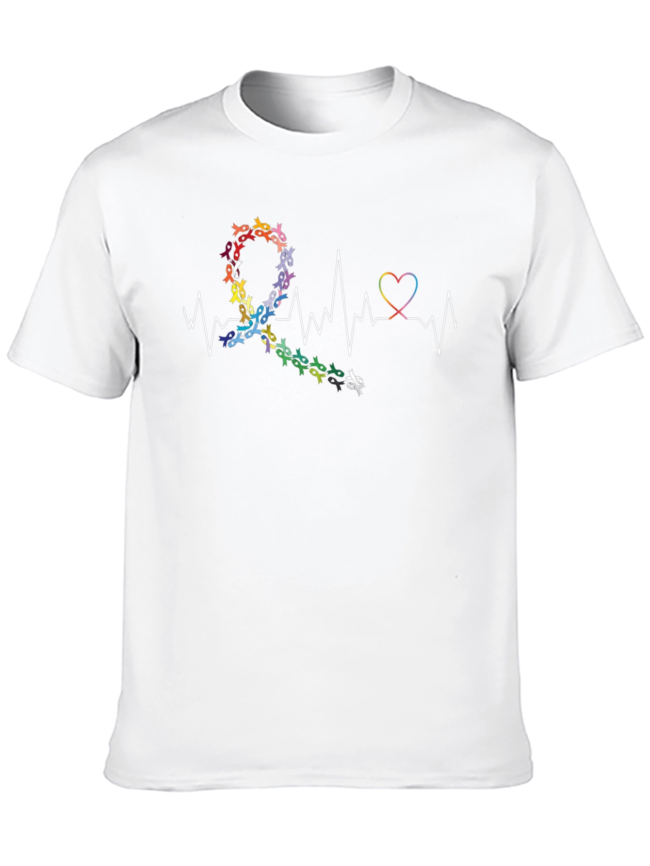 Heartbeat Awareness Ribbon T-Shirt