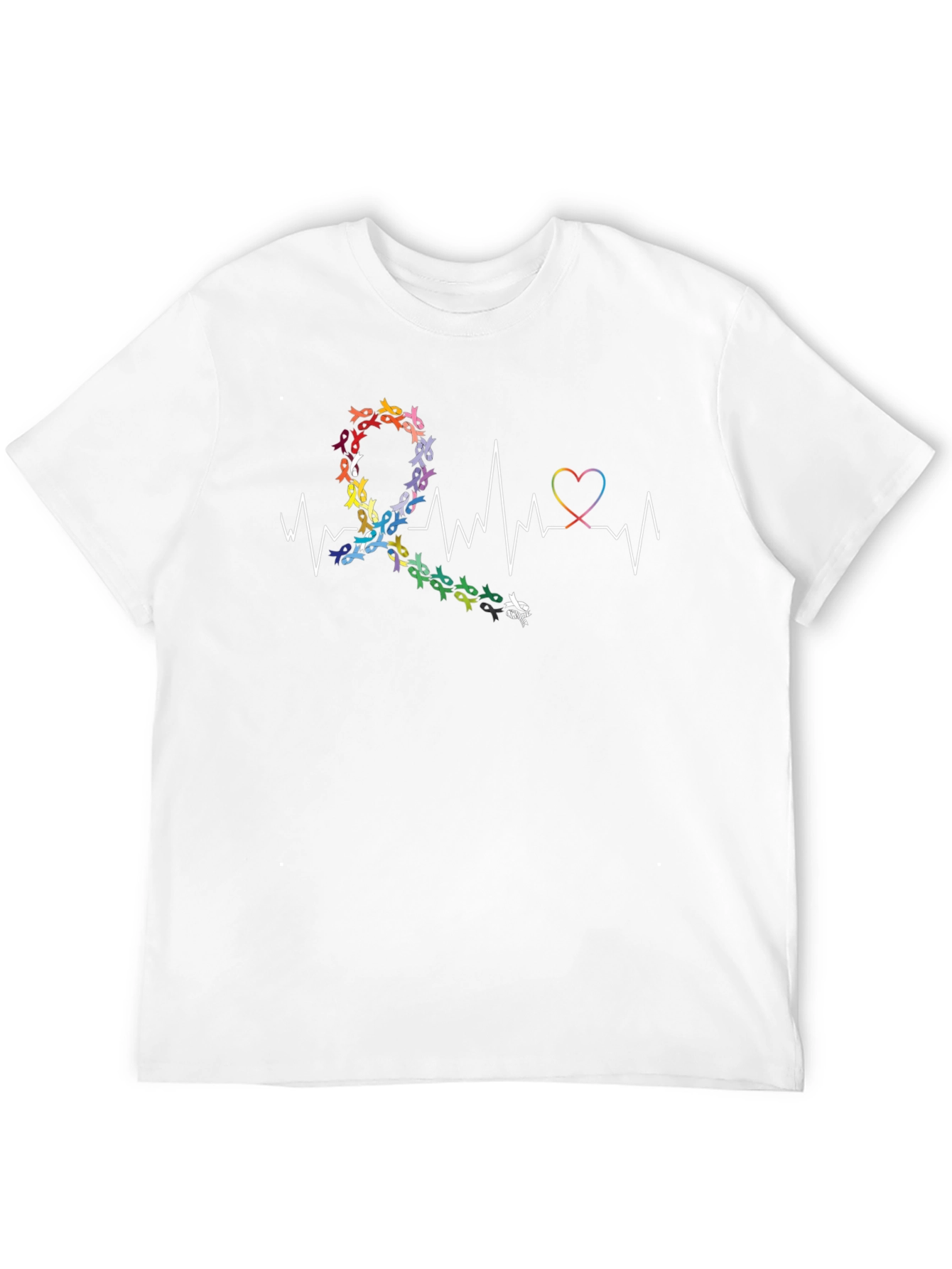 Heartbeat Awareness Ribbon T-Shirt