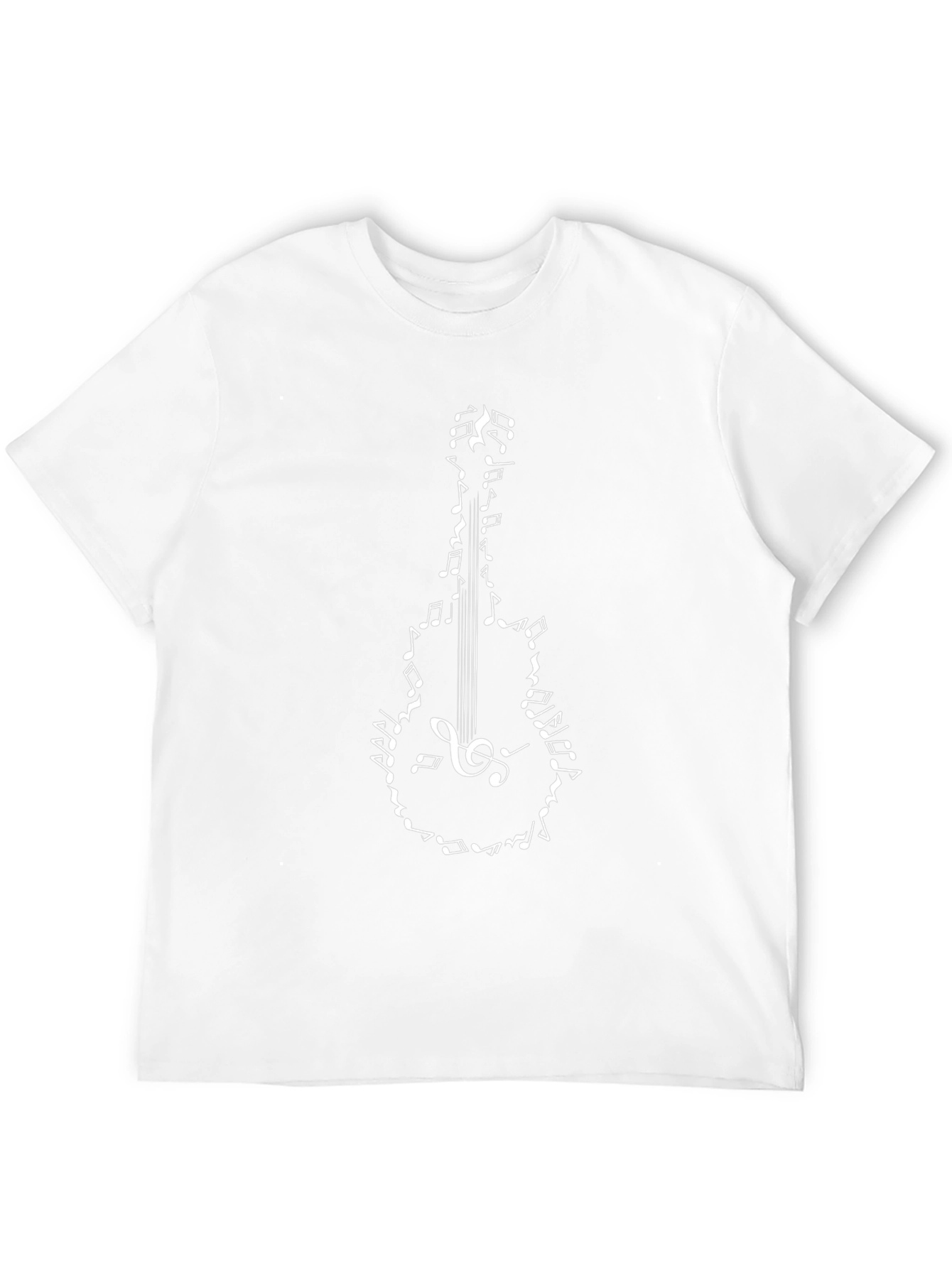 Musical Guitar T-Shirt - Black Graphic Tee