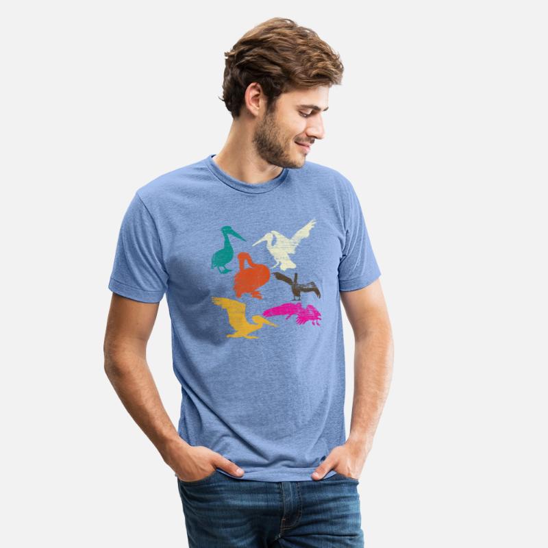 Retro Pelican Grunge