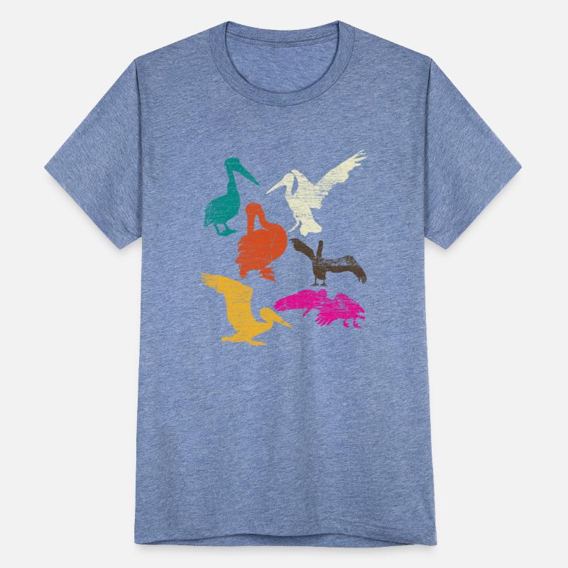 Retro Pelican Grunge