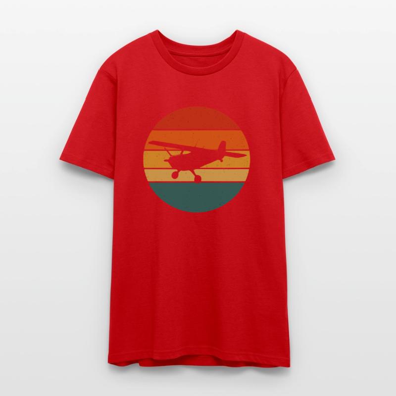 Retro Plane – Sunset Aviation Style