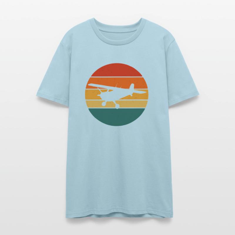 Retro Plane – Sunset Aviation Style
