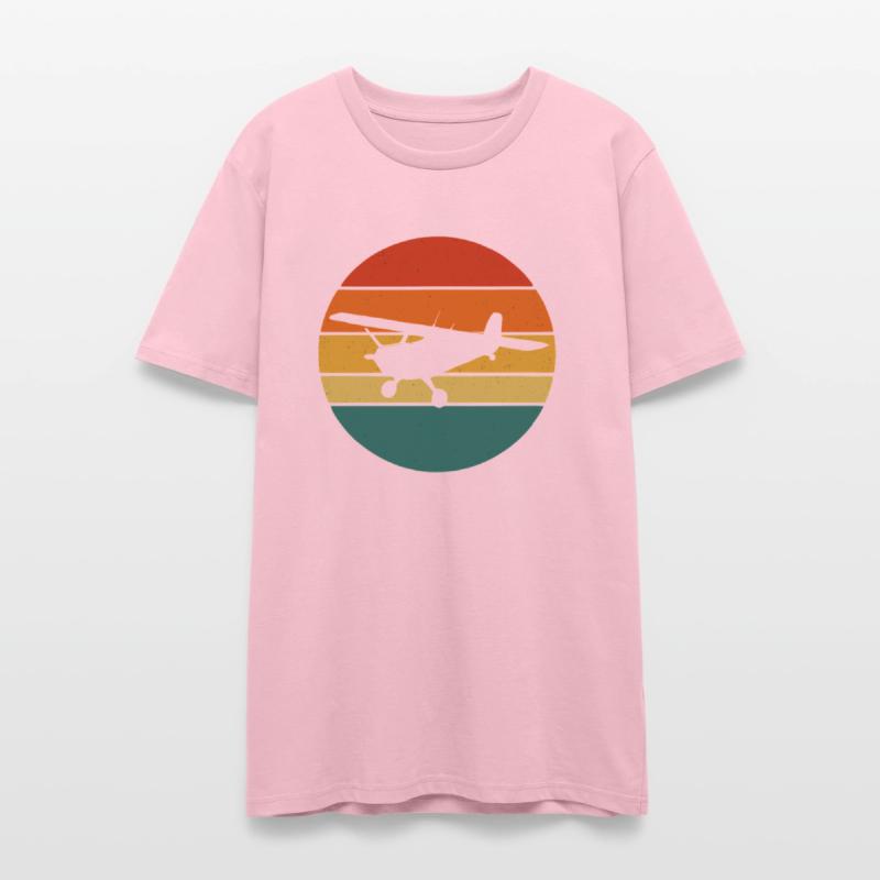 Retro Plane – Sunset Aviation Style