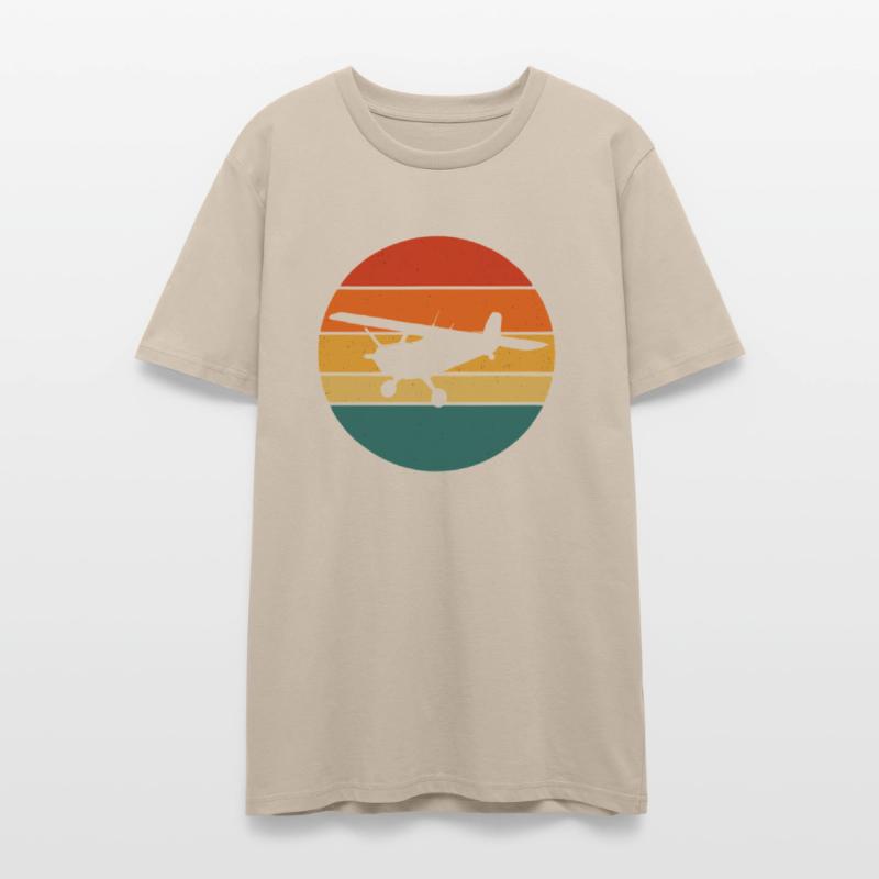 Retro Plane – Sunset Aviation Style