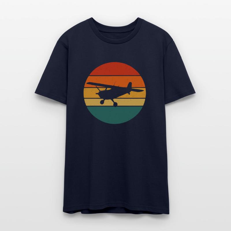 Retro Plane – Sunset Aviation Style