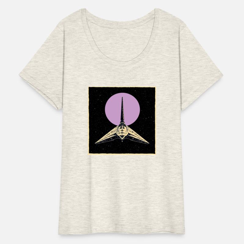 Retro Sci-Fi Rocket Ship 03 - Violet sun