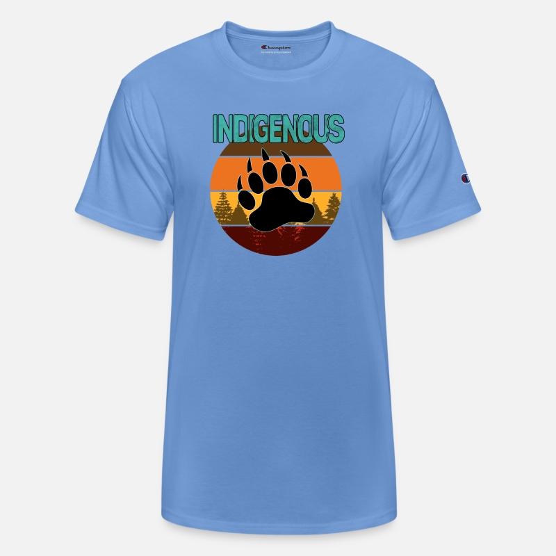 Retro Style Indigenous Bear Paw
