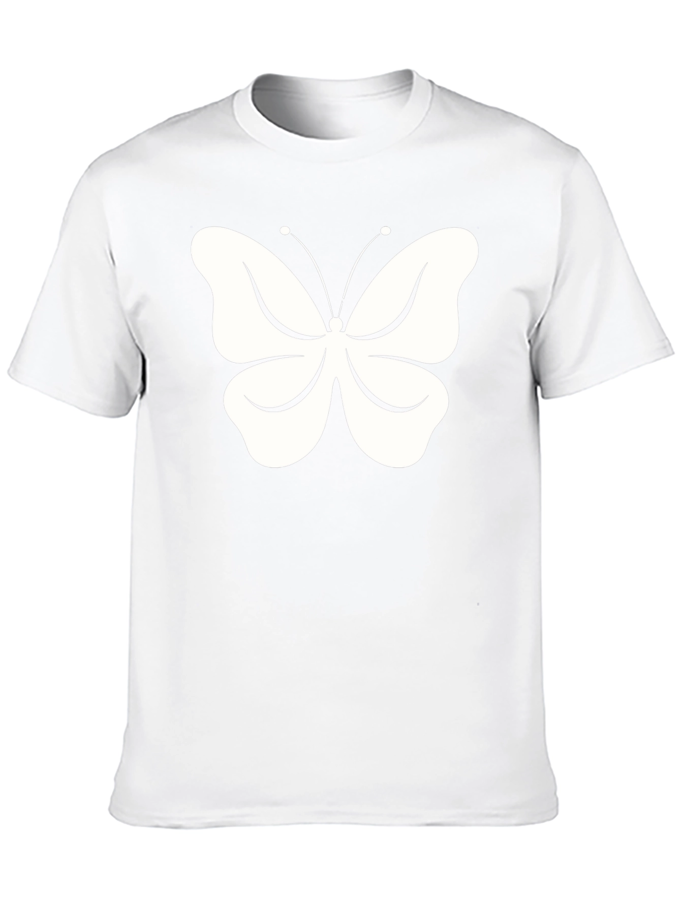 Butterfly Graphic Black T-Shirt for Men