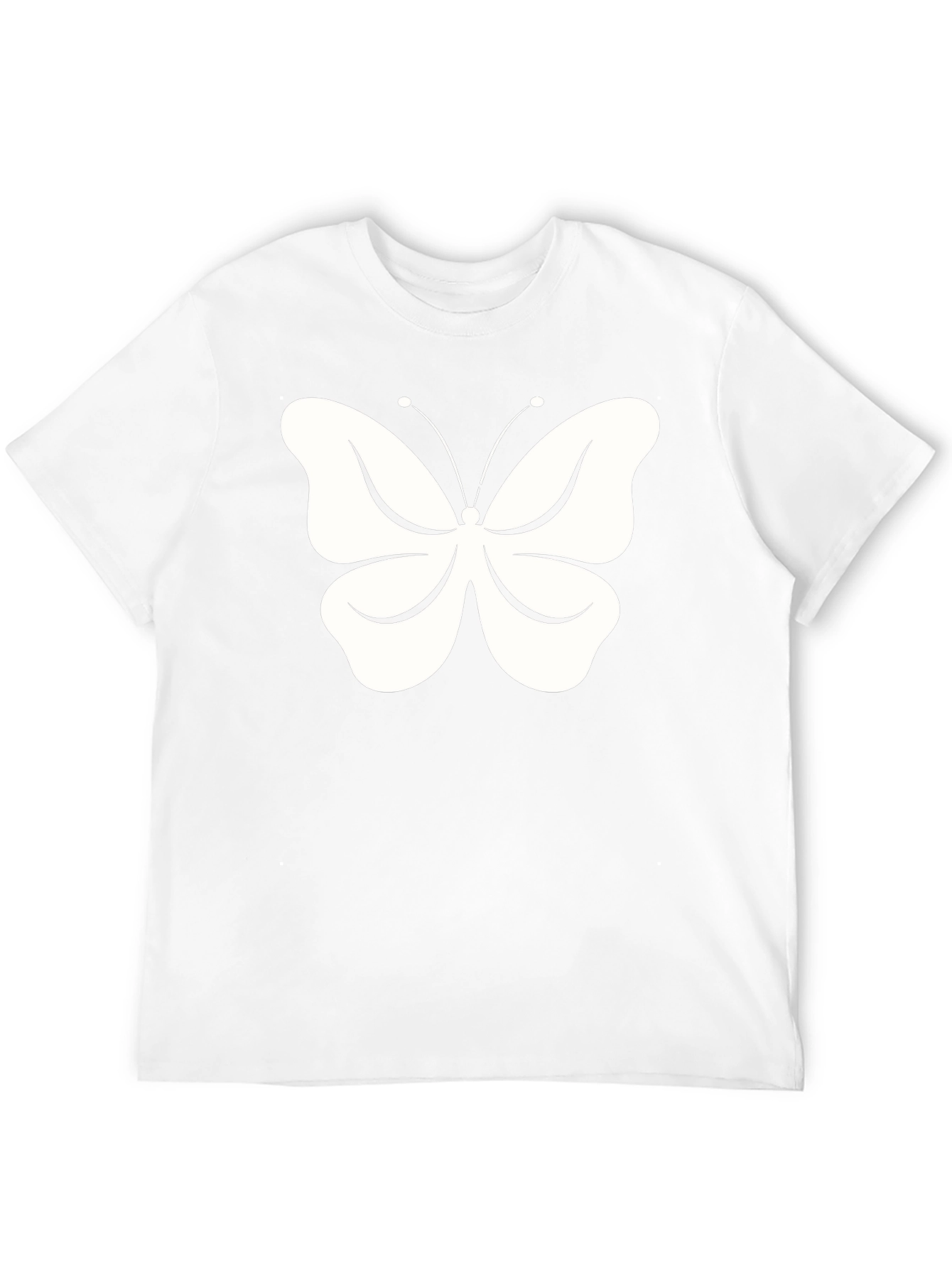 Butterfly Graphic Black T-Shirt for Men