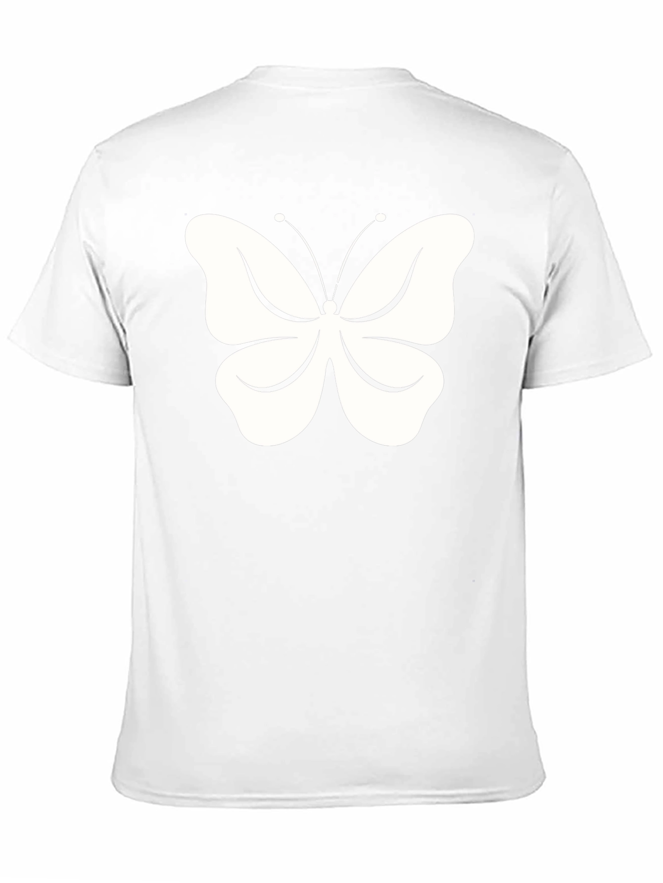 Butterfly Graphic Black T-Shirt for Men