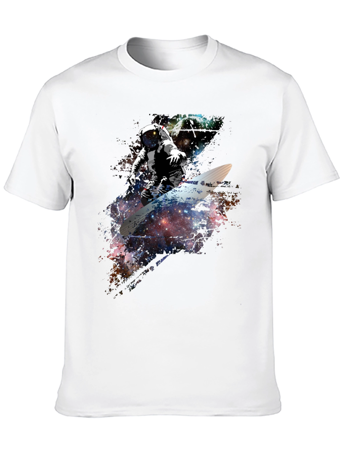 Space Surfer Graphic T-Shirt