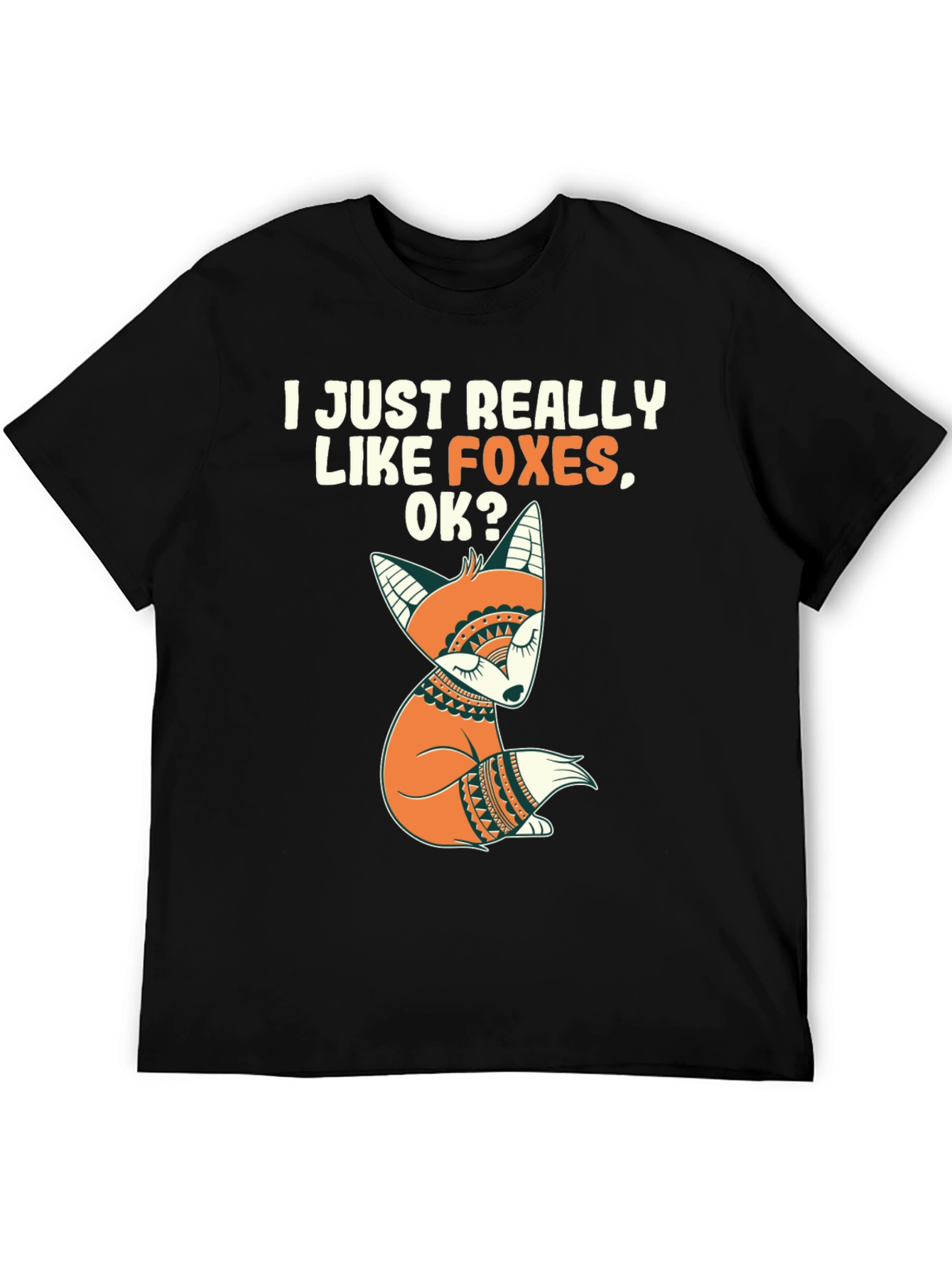 I Like Foxes T-Shirt - Cute Fox Graphic Tee