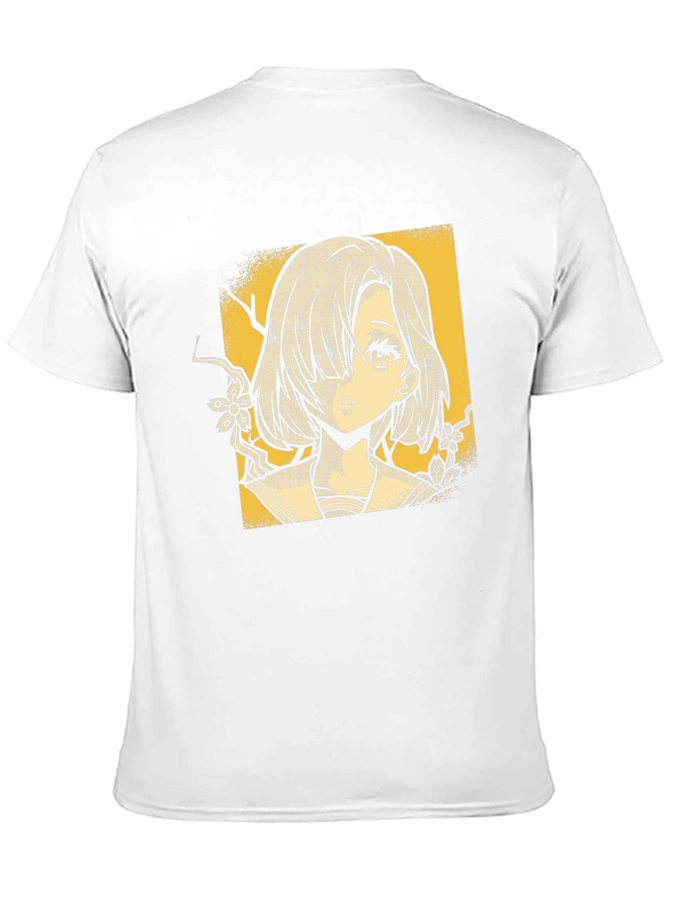 Anime Girl Graphic T-Shirt - Stylish Black Tee