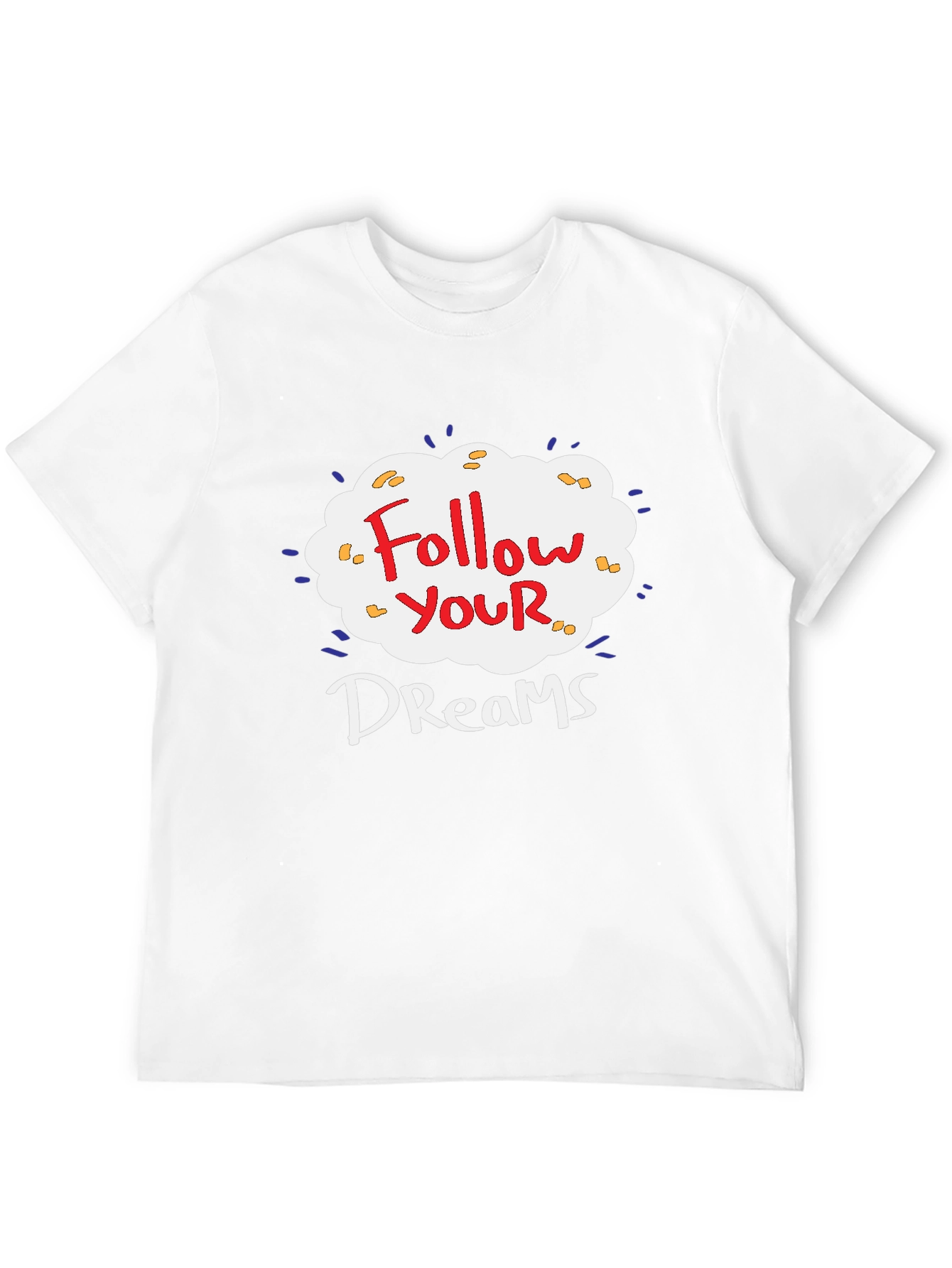 Follow Your Dreams Graphic T-Shirt - Black Cotton Tee