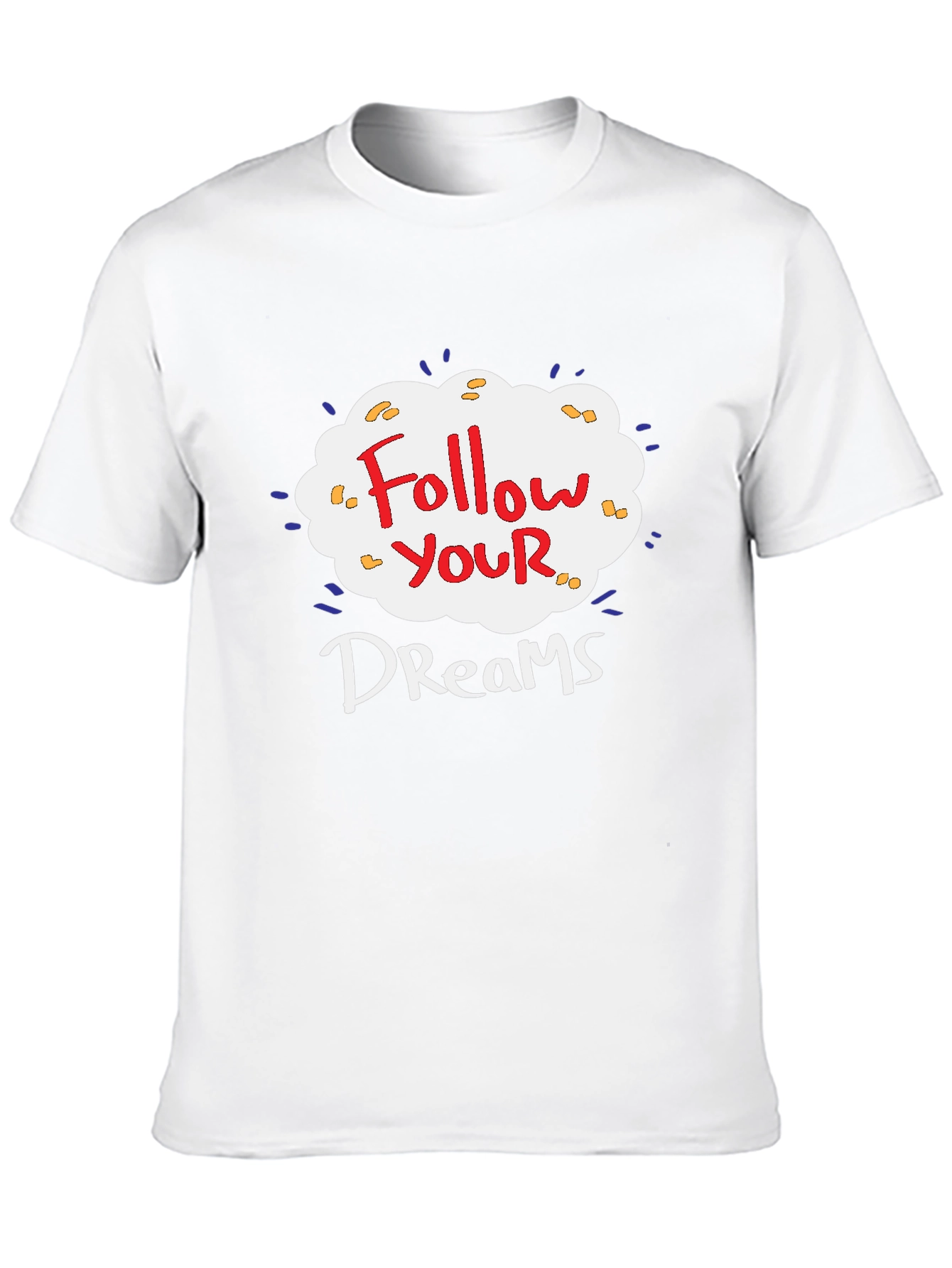 Follow Your Dreams Graphic T-Shirt - Black Cotton Tee