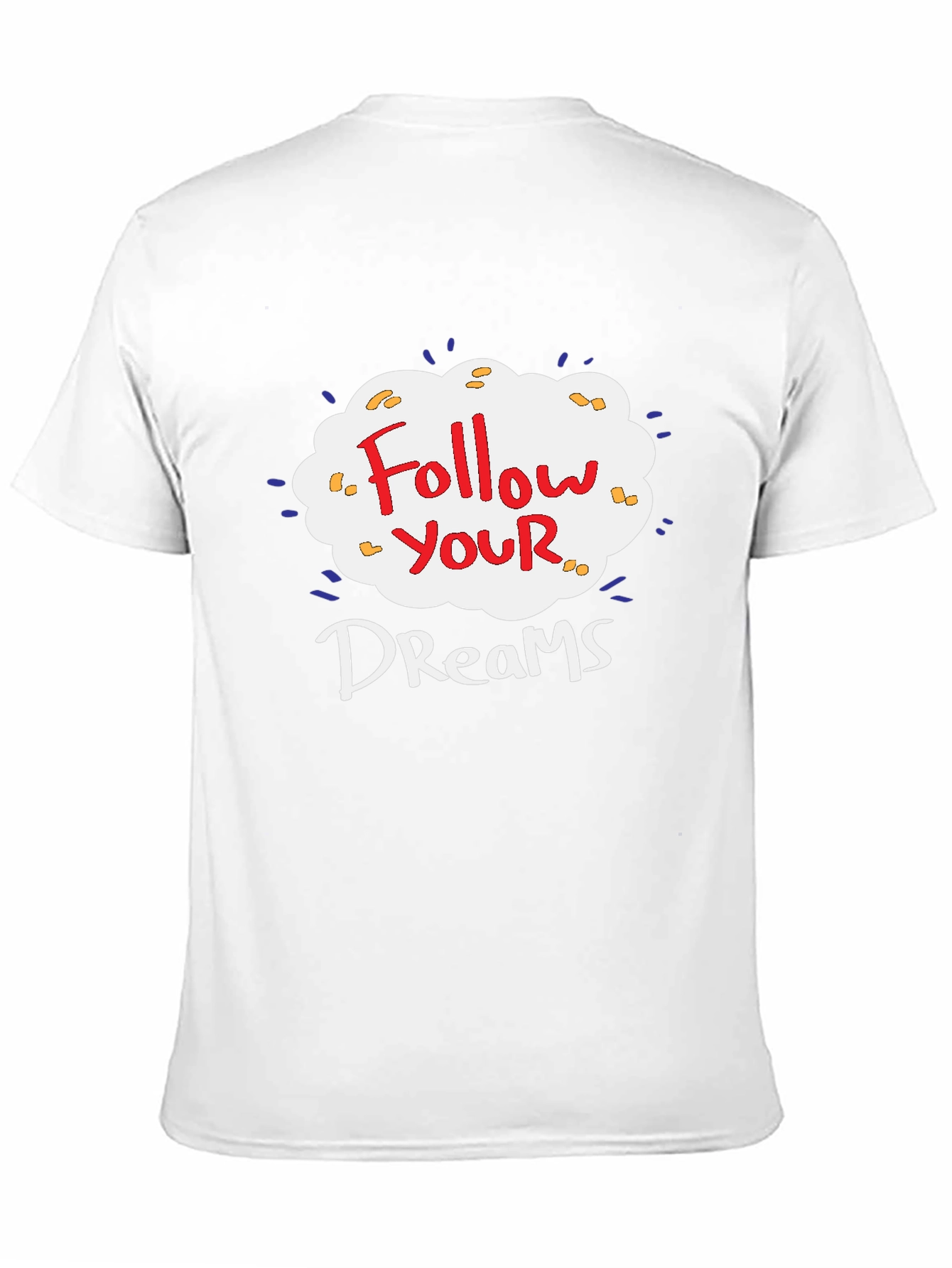 Follow Your Dreams Graphic T-Shirt - Black Cotton Tee