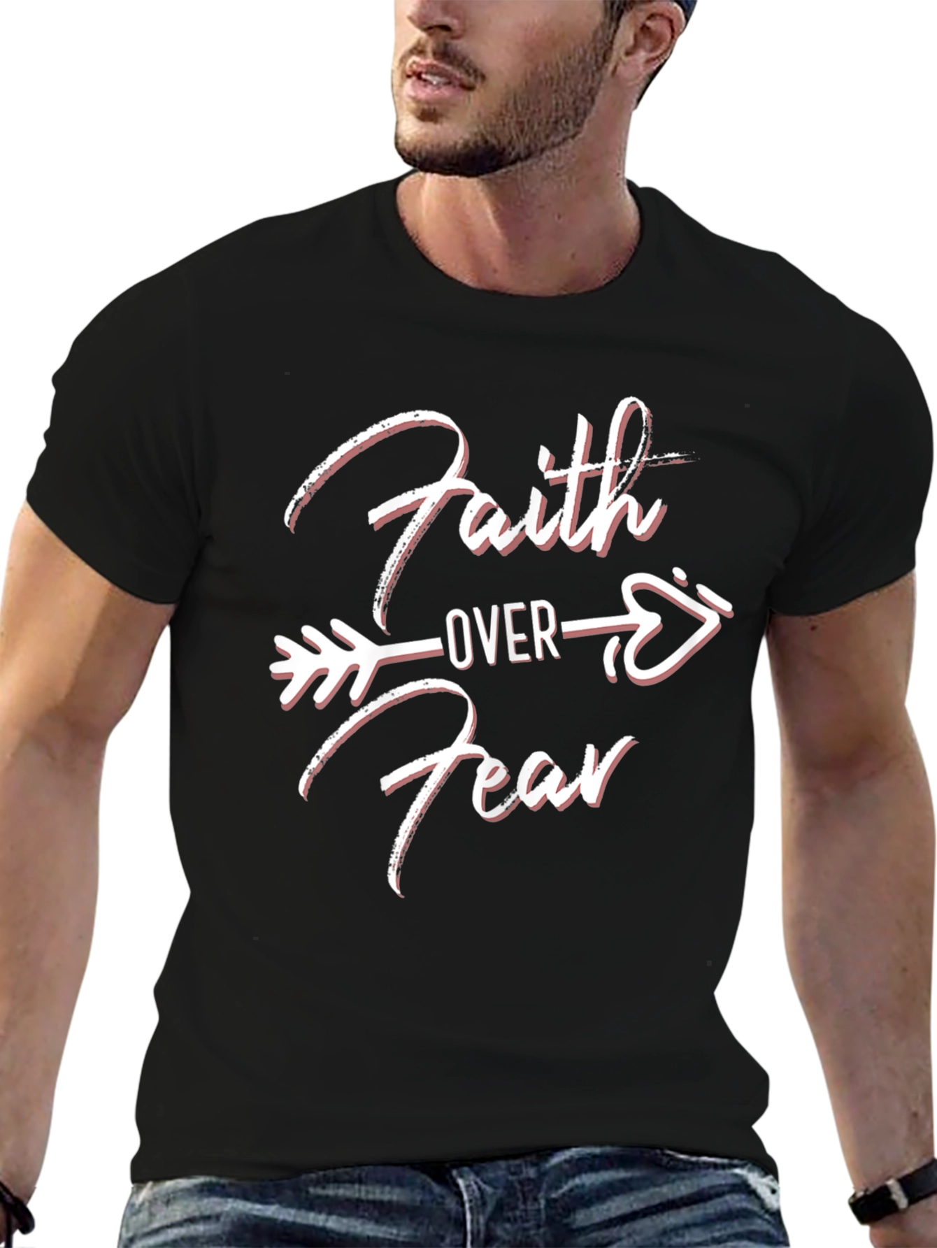 Faith Over Fear Arrow T-Shirt