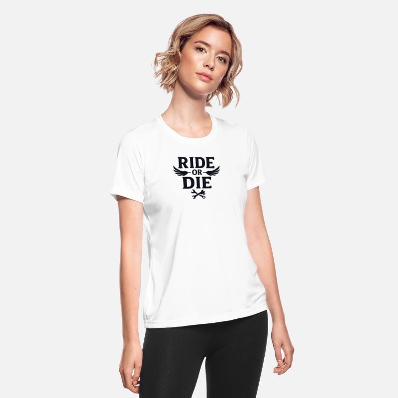 Ride or Die – Bold Typographic Motorcycle Biker De