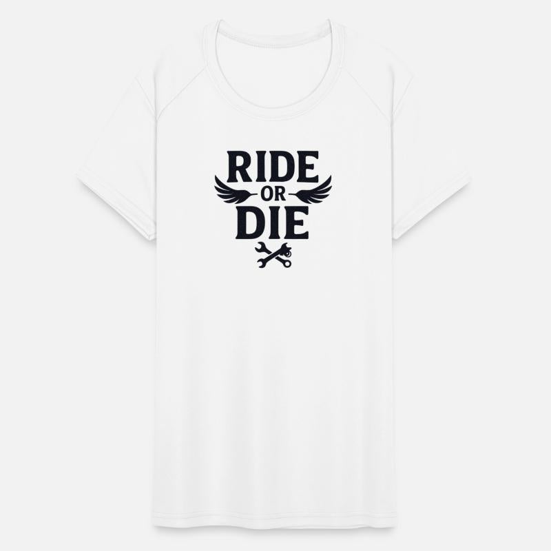 Ride or Die – Bold Typographic Motorcycle Biker De