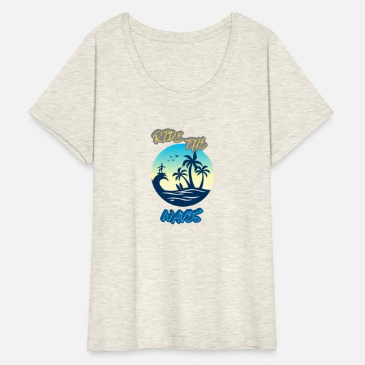 Ride the waves beach and Surfers Tee shirt