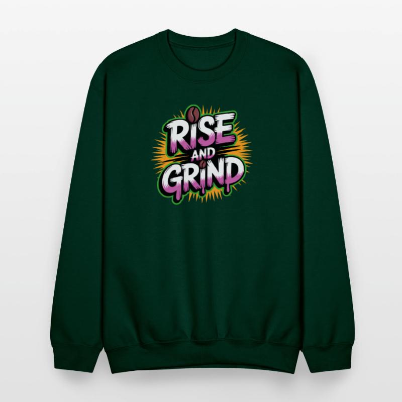Rise and Grind Coffee Motivational Tee