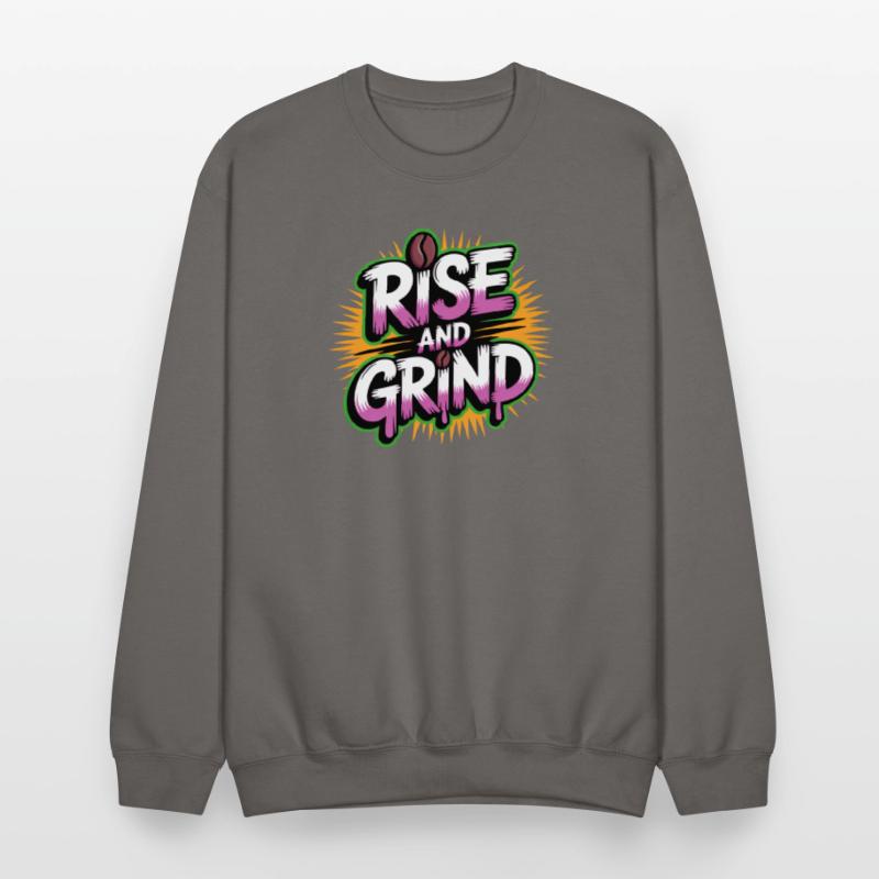 Rise and Grind Coffee Motivational Tee