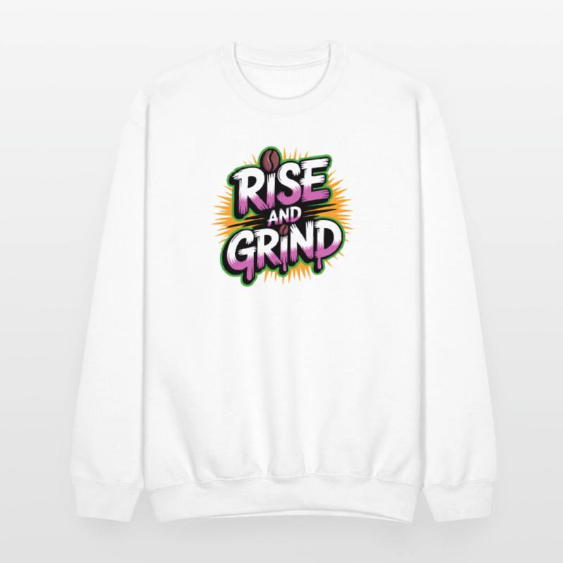 Rise and Grind Coffee Motivational Tee