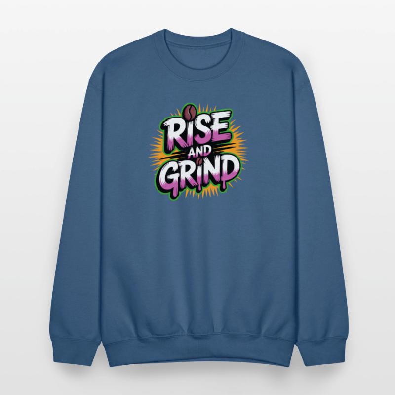 Rise and Grind Coffee Motivational Tee