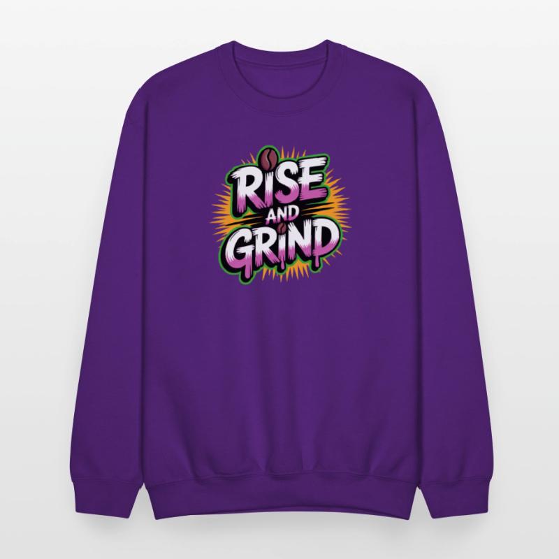 Rise and Grind Coffee Motivational Tee