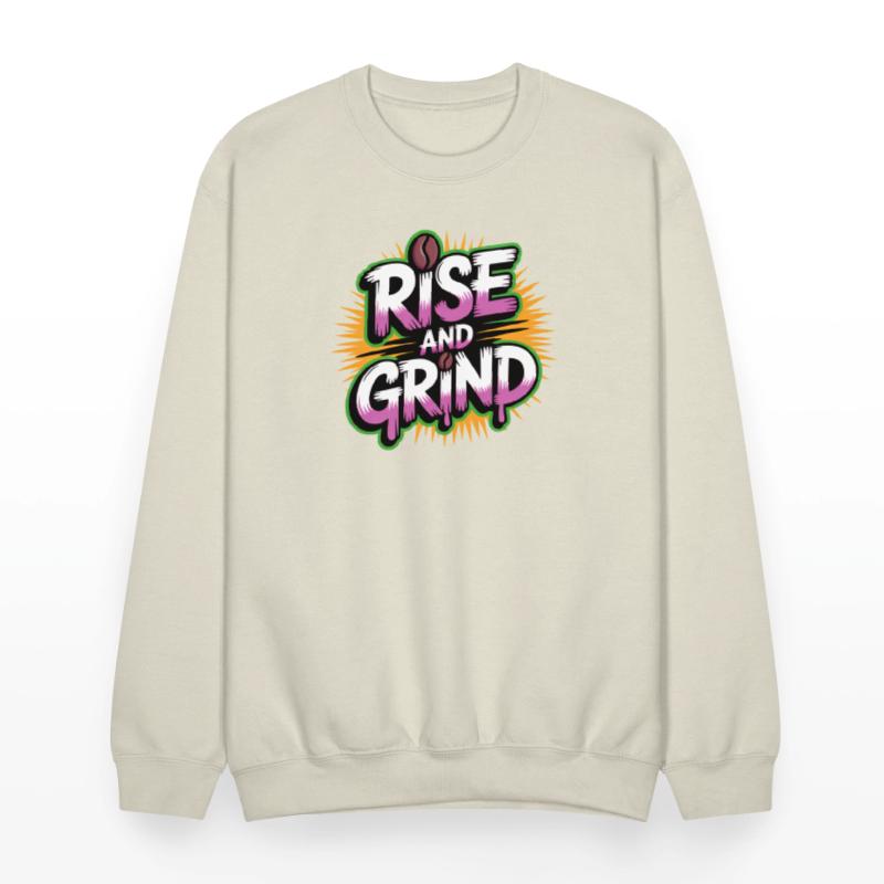 Rise and Grind Coffee Motivational Tee