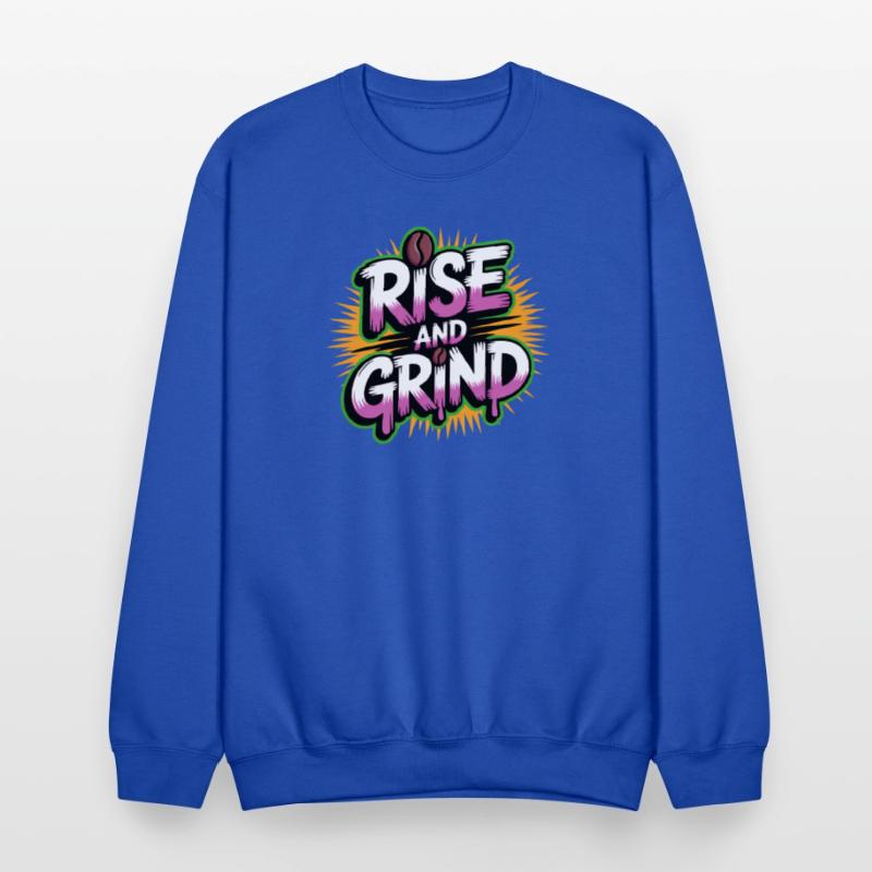 Rise and Grind Coffee Motivational Tee