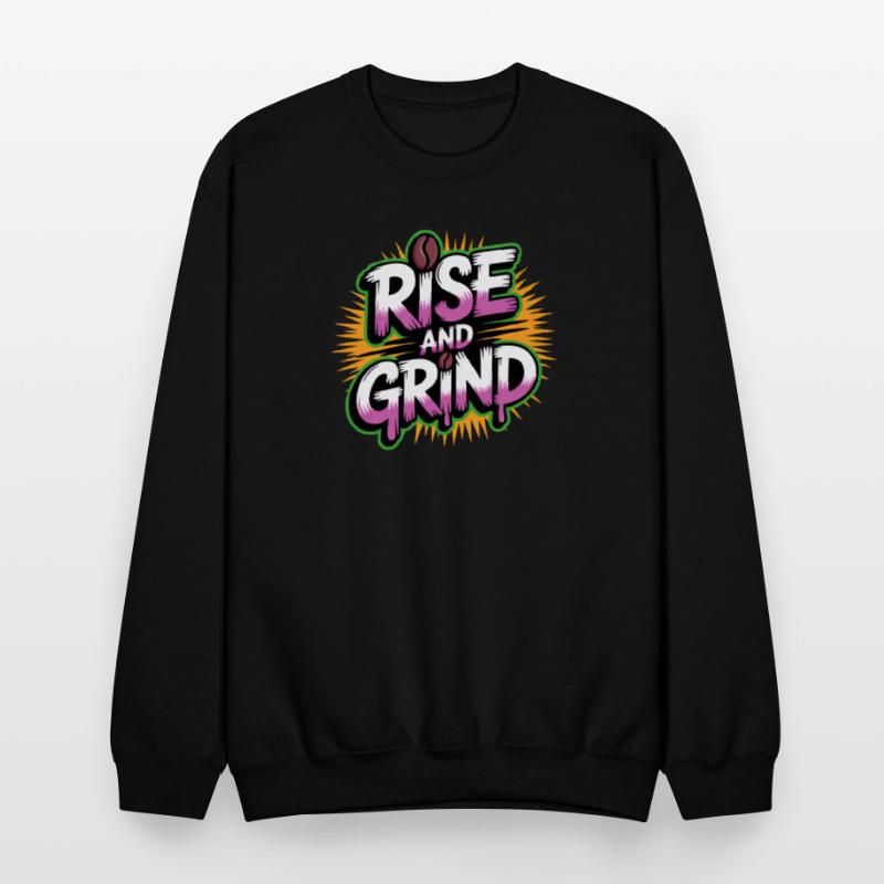 Rise and Grind Coffee Motivational Tee