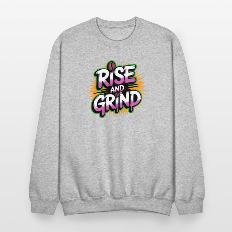 Rise and Grind Coffee Motivational Tee
