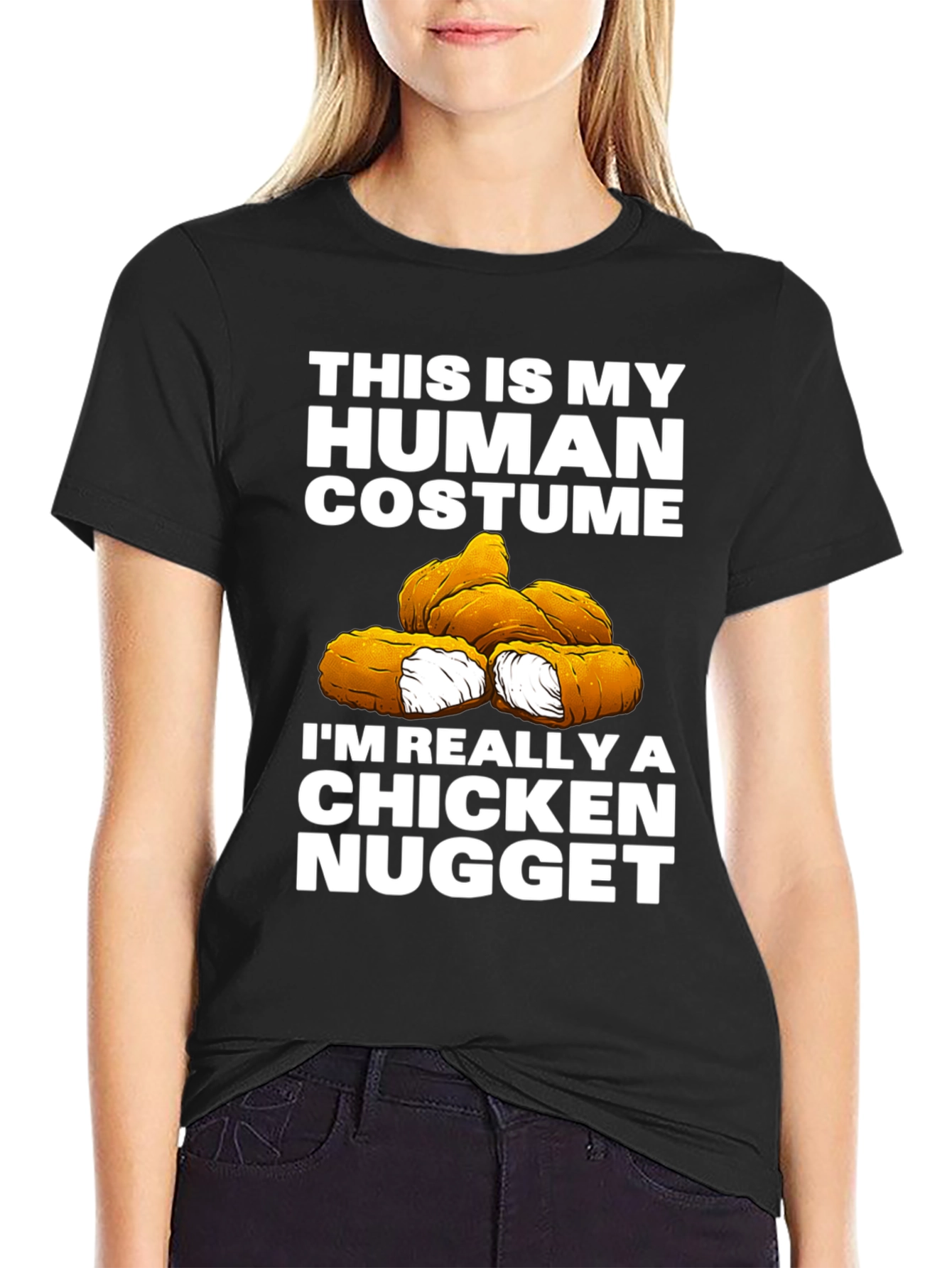 Human Costume Chicken Nugget T-Shirt