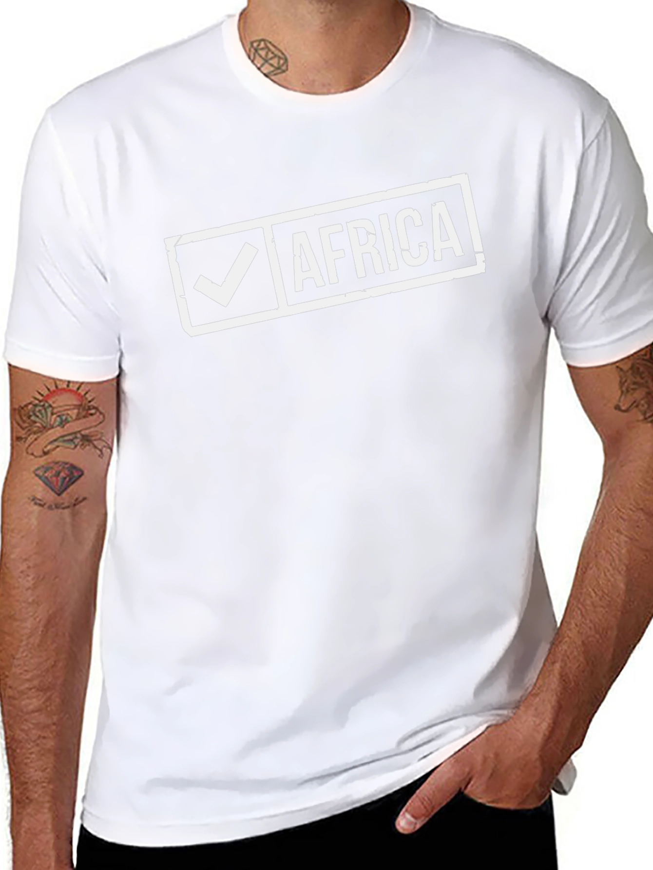 Africa Checkmark Graphic T-Shirt