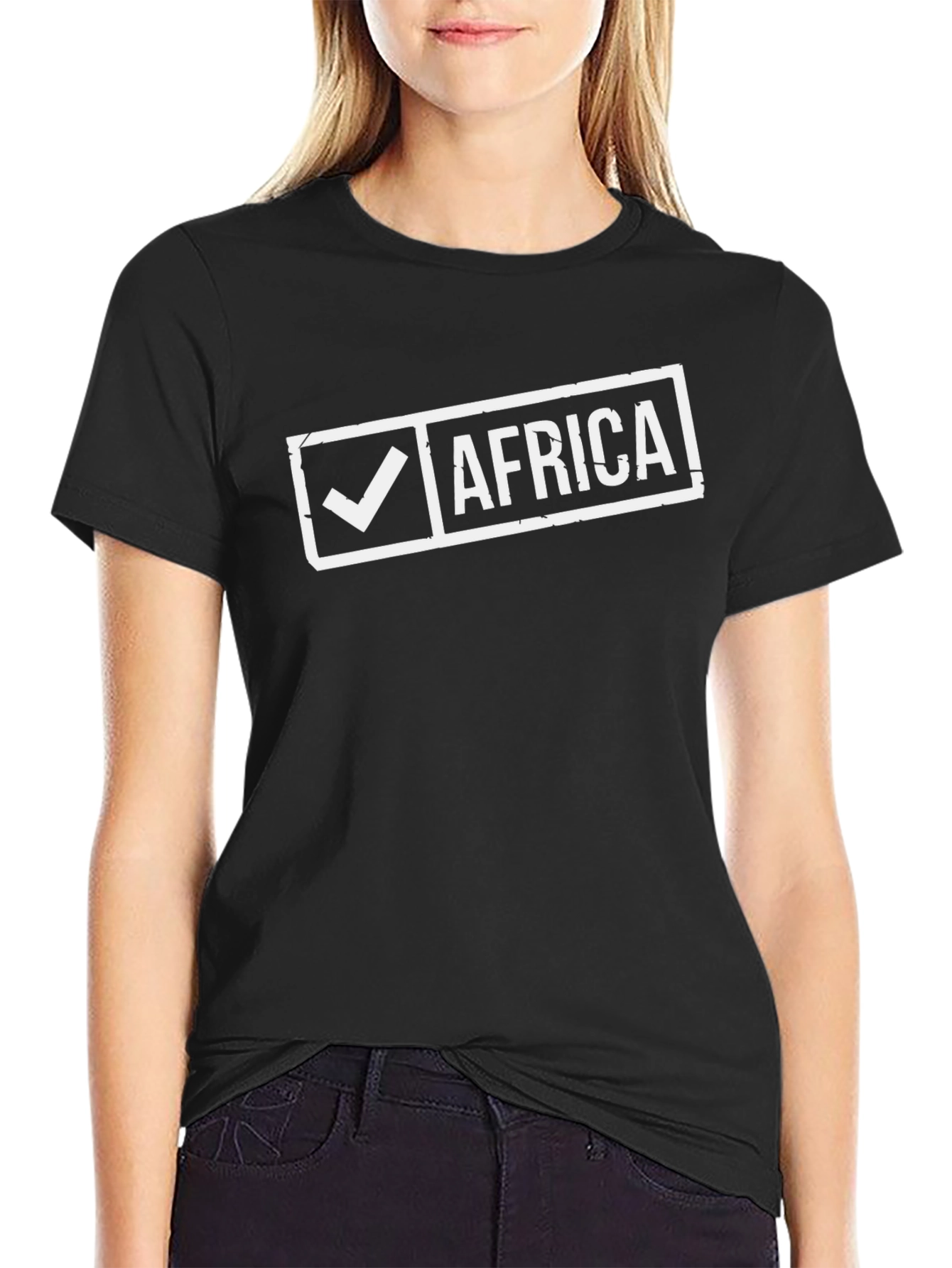 Africa Checkmark Graphic T-Shirt