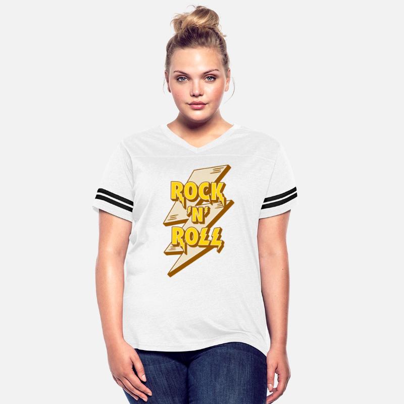 Rock'N'Roll Sign With Lightning Bolt